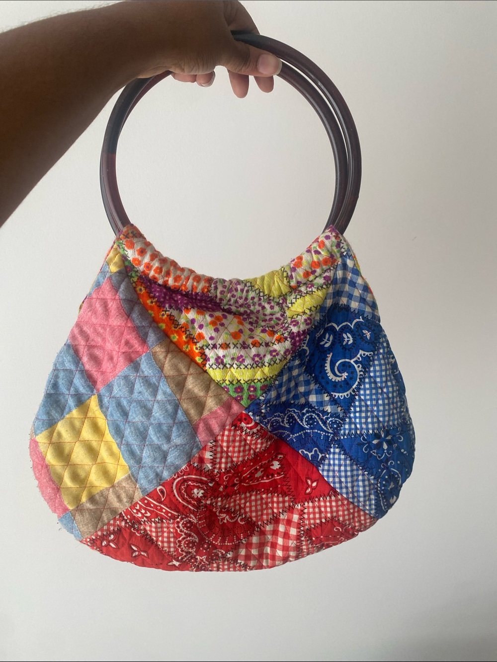 Handmade Patchwork Bag - Picture 3 of 10